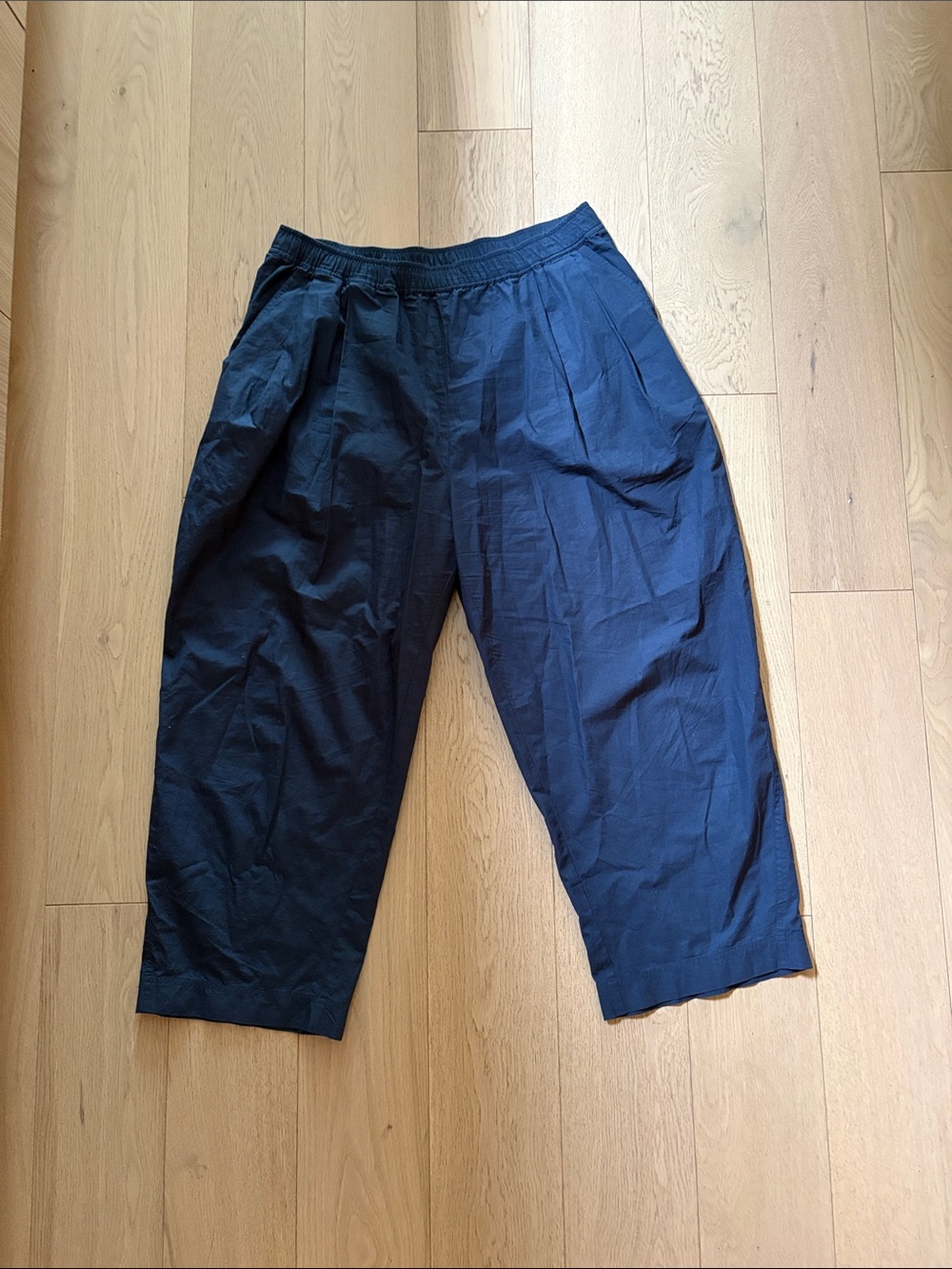 Apiece Apart Navy Spa Pleat Pant